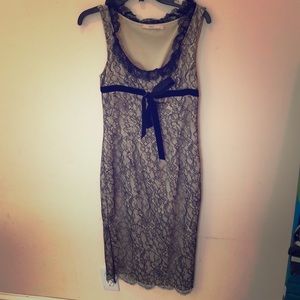 Valentino Lace/ lace trimmed Dress